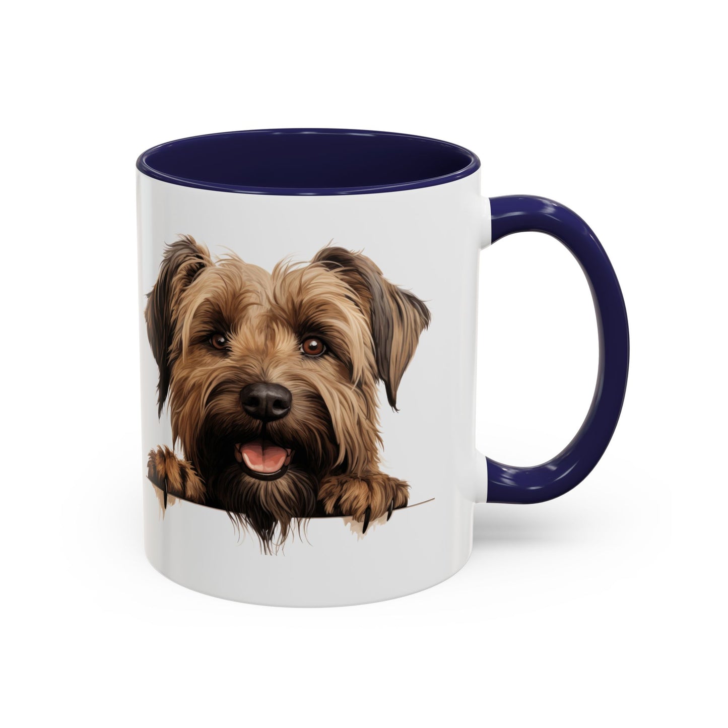 Briard Accent Coffee Mug — Cute Dog Lover Gift (11/15oz)