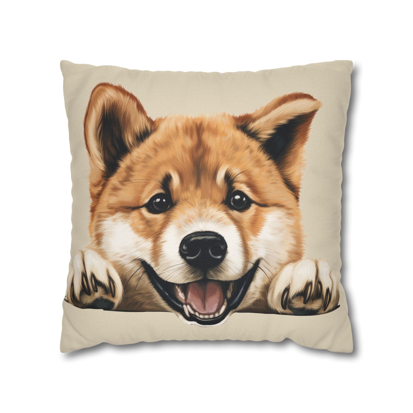 Akita Decorative Pillow Cover — Cute Dog Throw Pillowcase