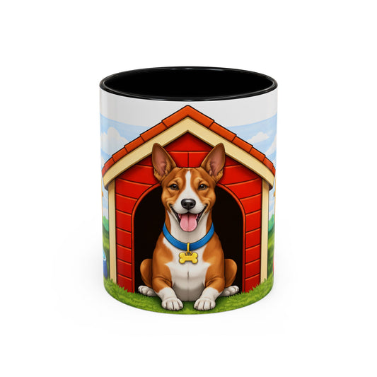 Basenji — Red Doghouse Coffee Mug (11/15oz)