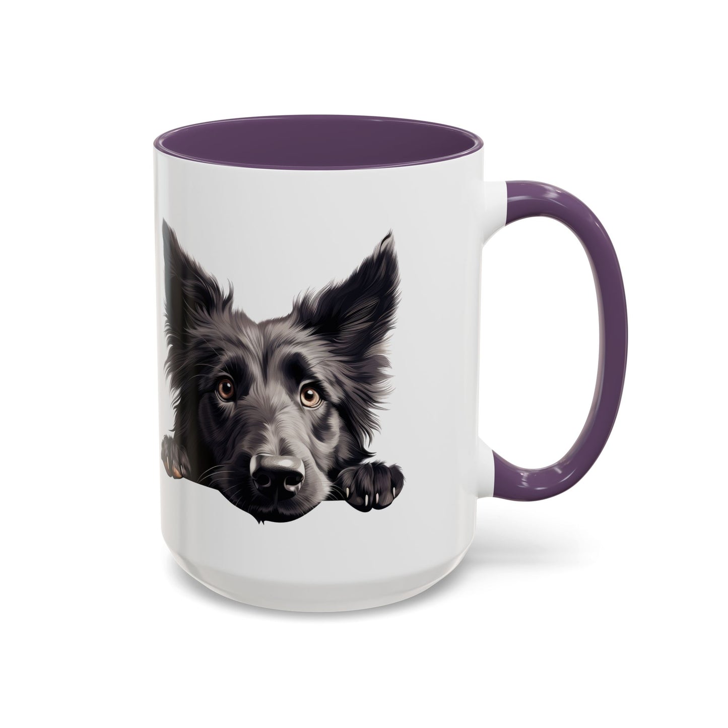 Belgian Sheepdog Coffee Mug — Cute Dog Lover Accent Mug (11/15oz)