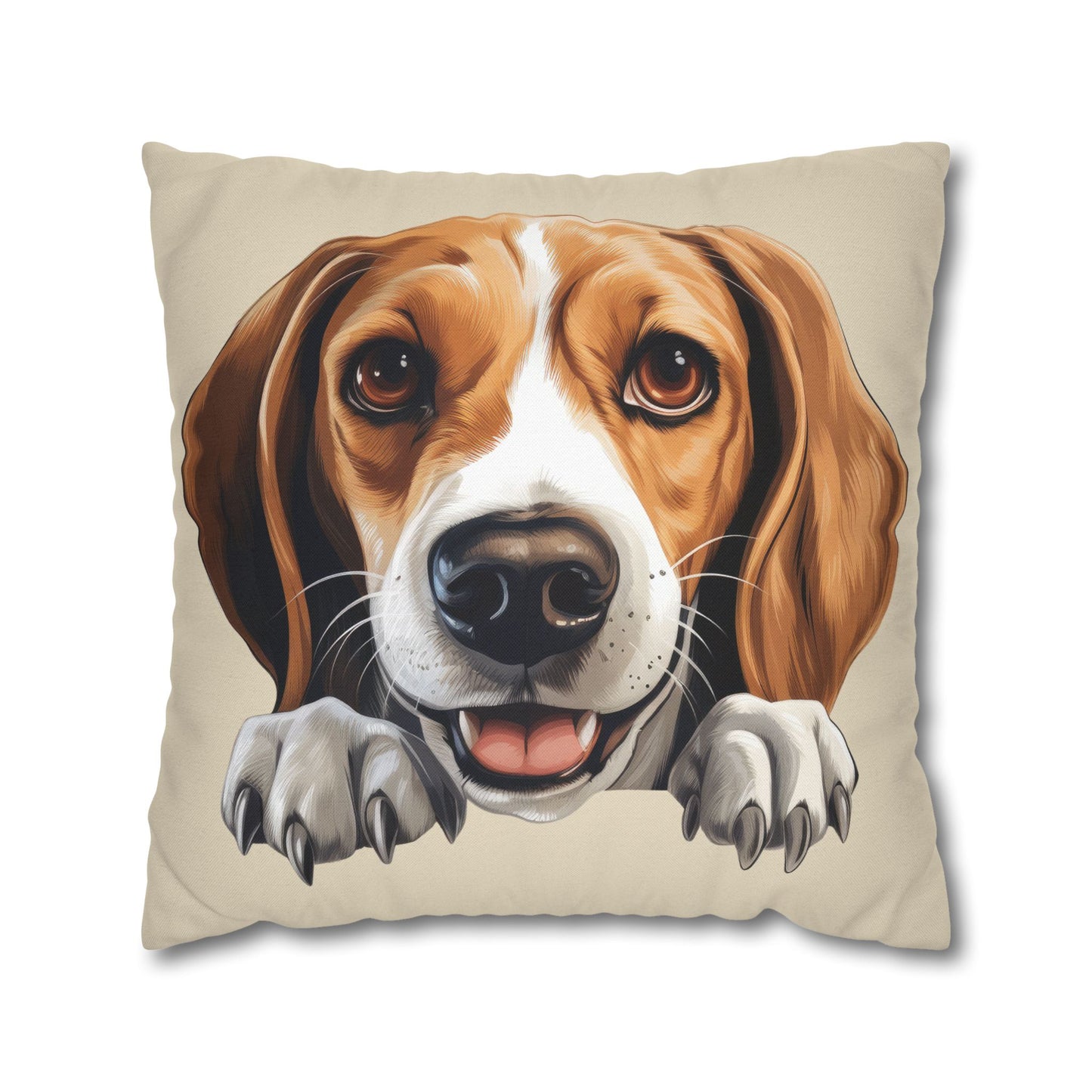 American Foxhound Decorative Pillowcase — Cute Dog Throw Pillow Cover