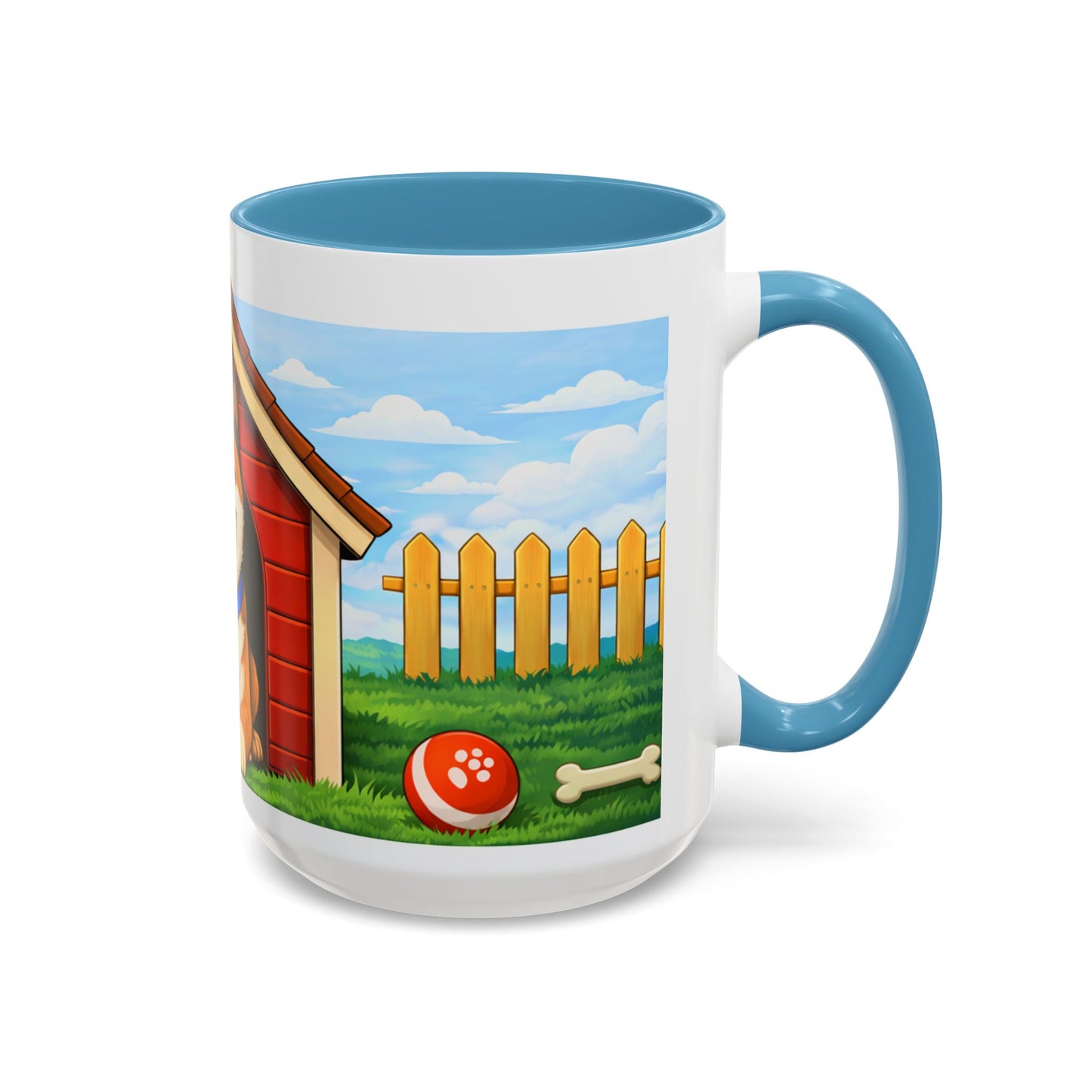 Akita  Red Dog House Accent Coffee Mug (11/15oz)