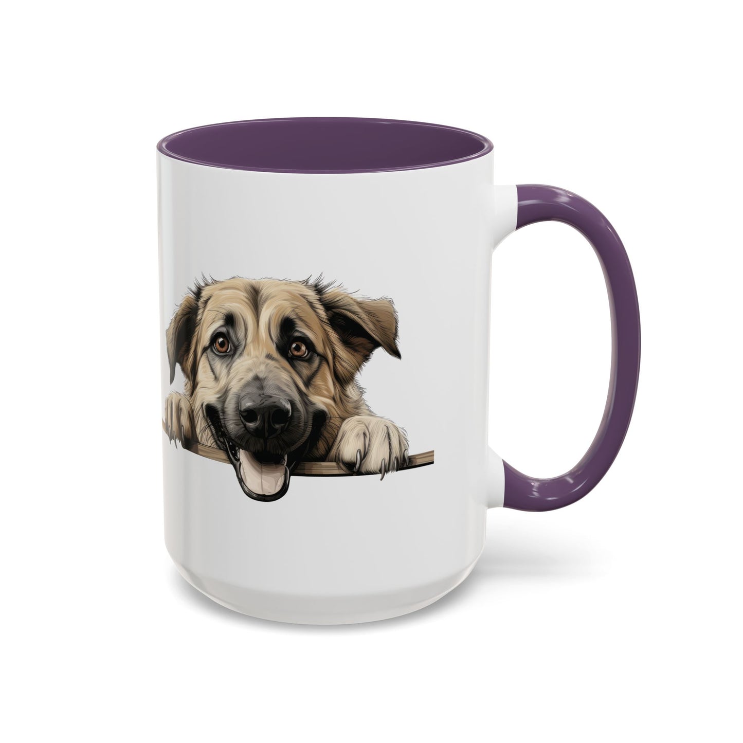 Anatolian Shepherd Dog Coffee Mug — Cute Pawing Puppy Accent Mug (11/15 oz)