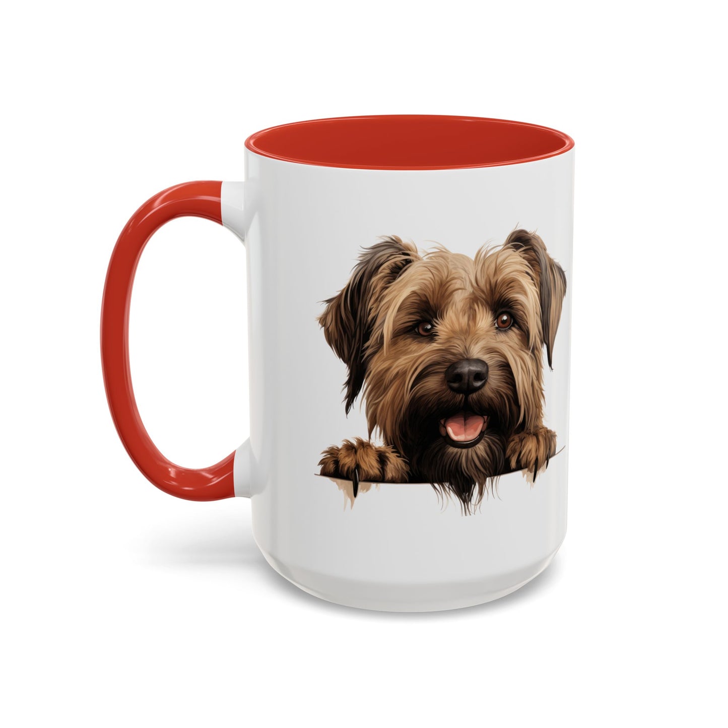 Briard Accent Coffee Mug — Cute Dog Lover Gift (11/15oz)