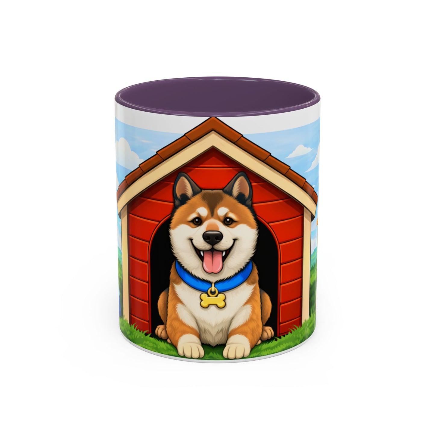 Akita  Red Dog House Accent Coffee Mug (11/15oz)