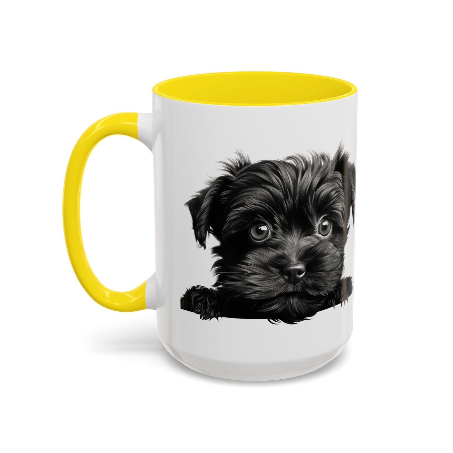 Affrenpinscher Accent Coffee Mug – Cute Dog Face 11/15oz