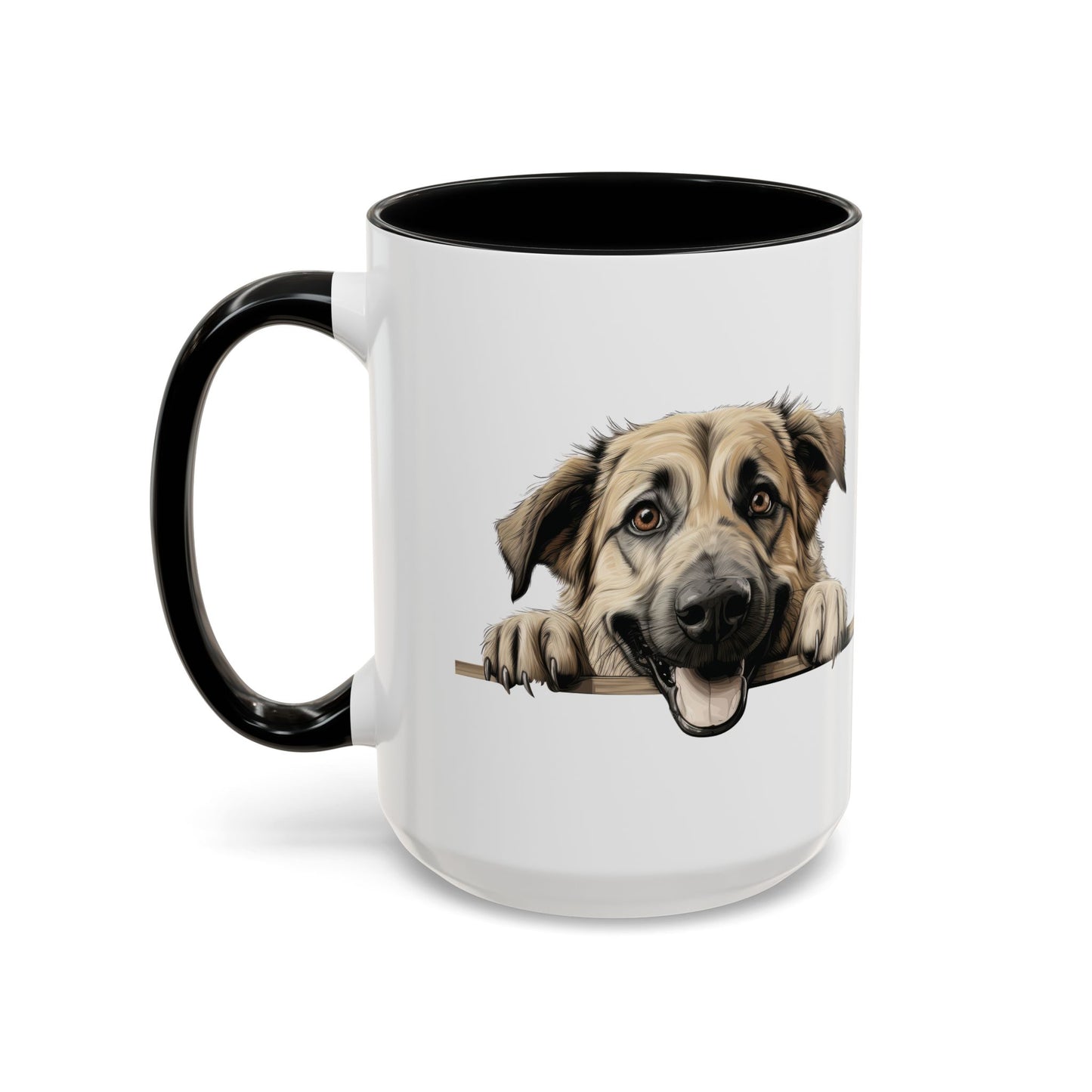 Anatolian Shepherd Dog Coffee Mug — Cute Pawing Puppy Accent Mug (11/15 oz)