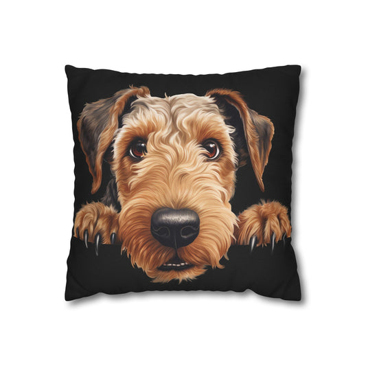 Airedale Terrier  Throw Pillow — Cute Dog Decorative Pillowcase