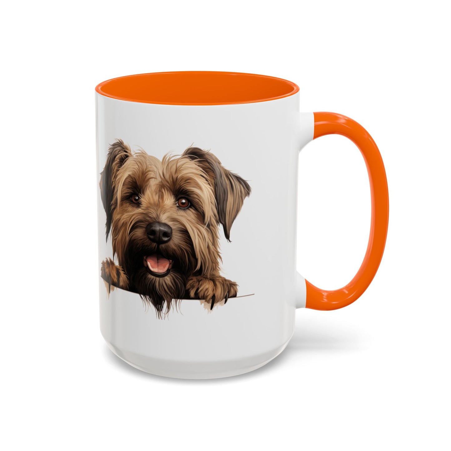 Briard Accent Coffee Mug — Cute Dog Lover Gift (11/15oz)