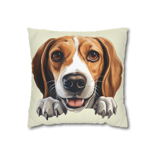 American Foxhound Decorative Pillowcase — Cute Dog Throw Pillow Cover