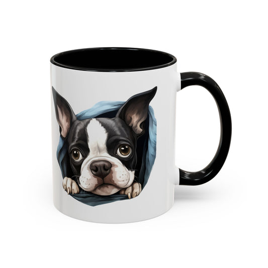 Boston Terrier Coffee Mug — Cute Dog Lover Accent Mug (11/15oz)