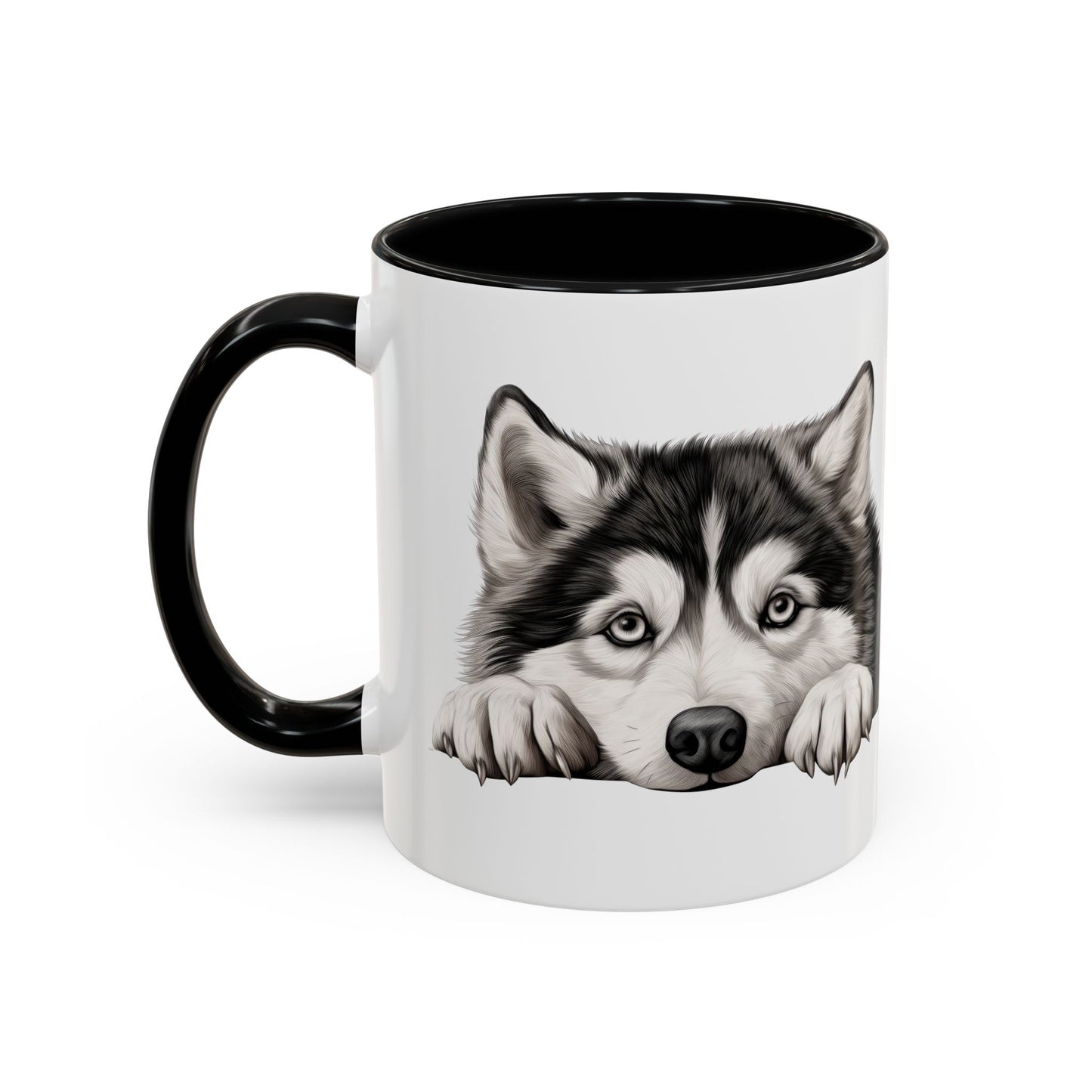 Alaskan Malamute Coffee Mug — Cute Siberian Husky Accent Mug (11/15 oz)