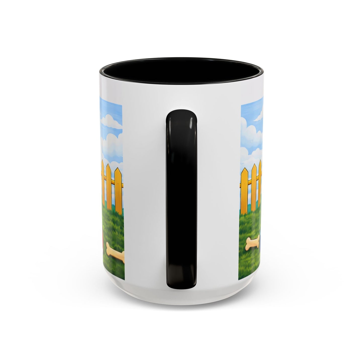 Border Terrier — Red Doghouse Accent Mug (11/15oz)