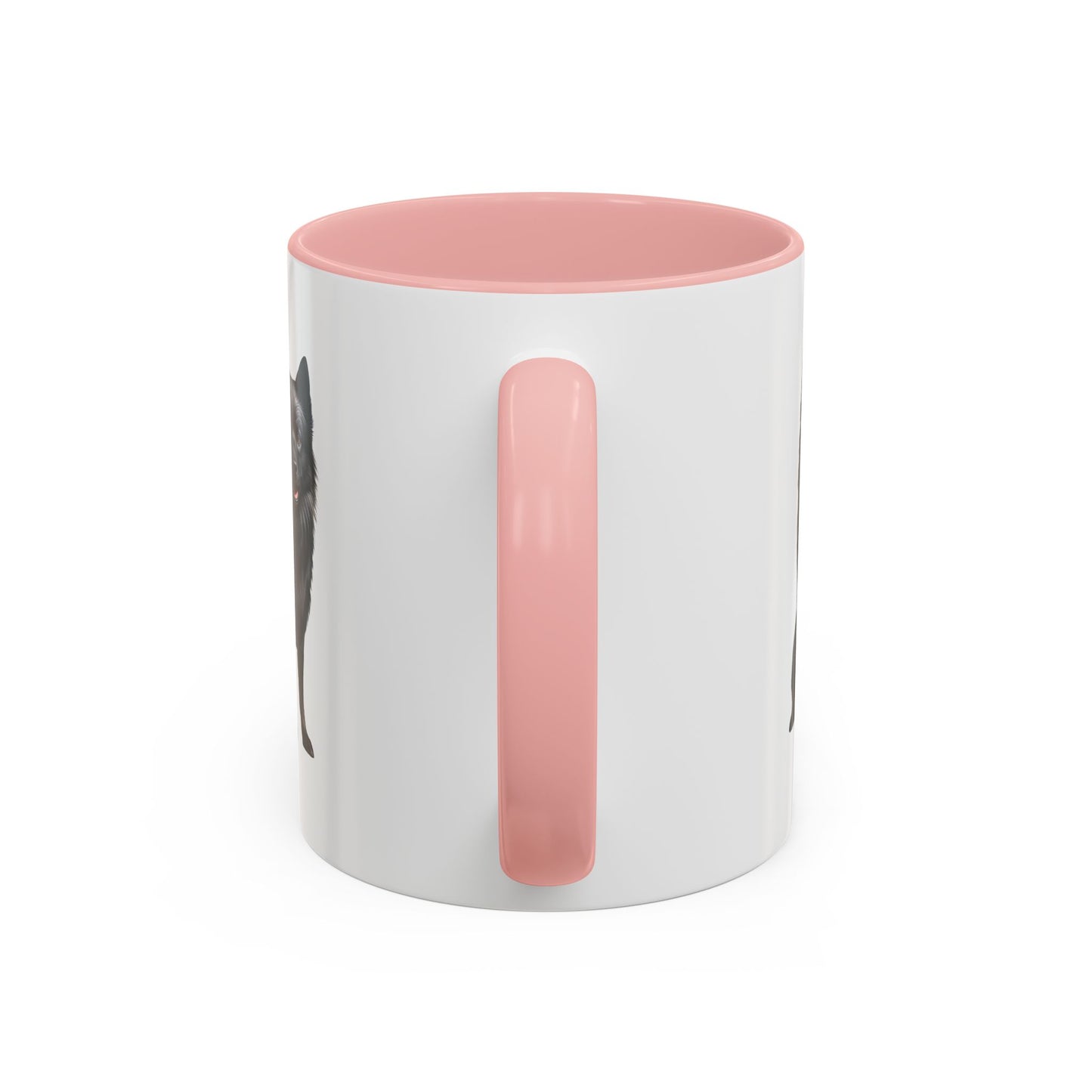 Schipperke Accent Coffee Mug — Black Schipperke Dog Design (11/15oz)