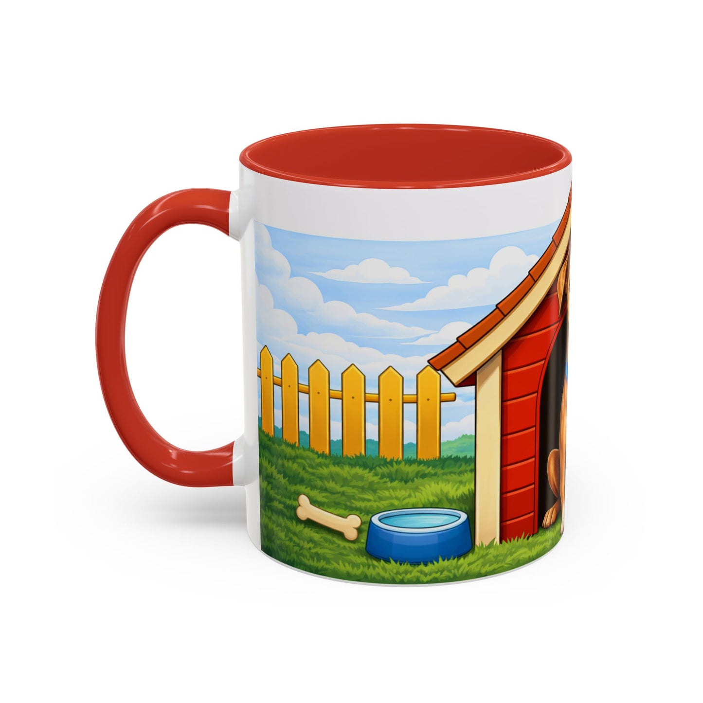 Azawakh —  Red Doghouse Coffee Mug (11oz/15oz)