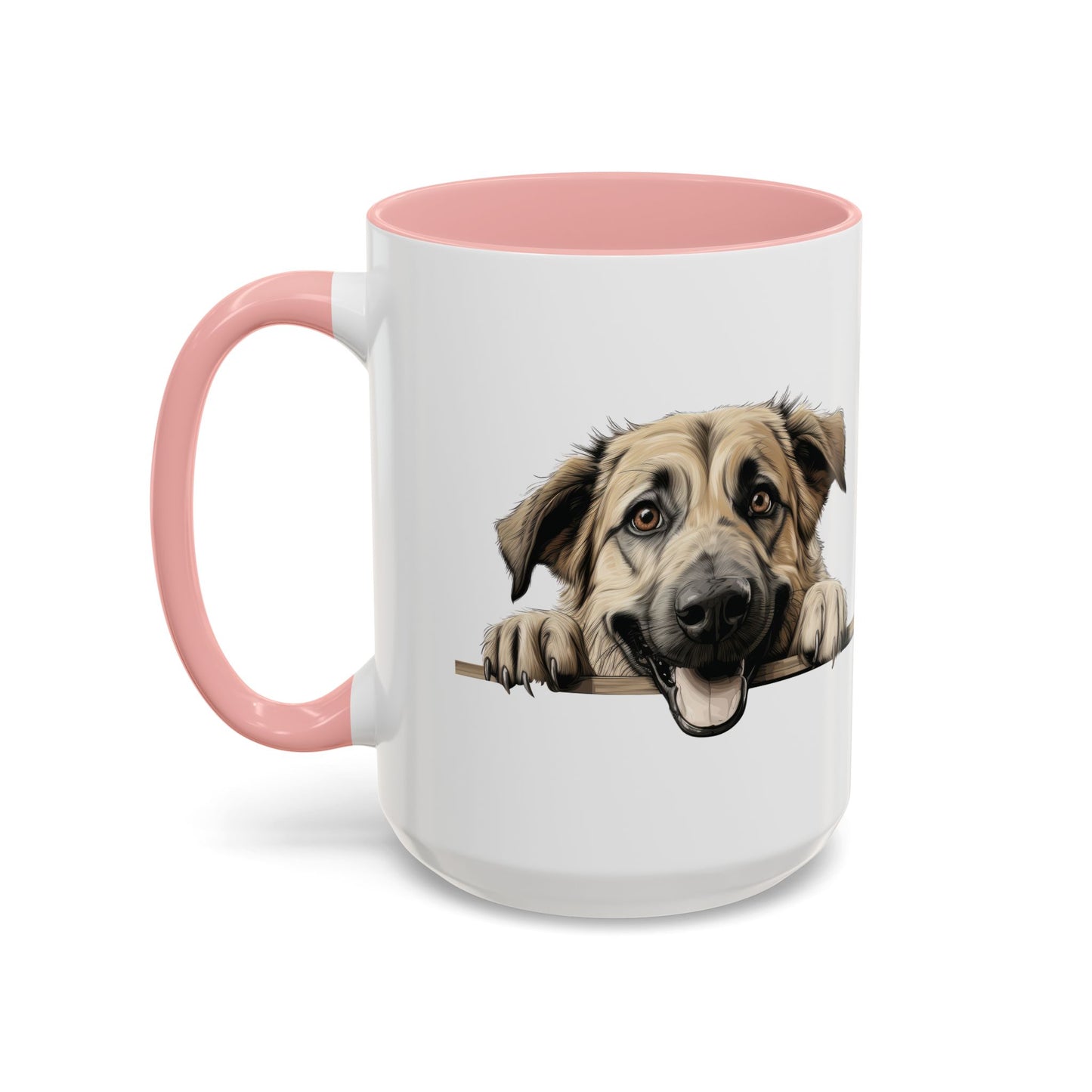 Anatolian Shepherd Dog Coffee Mug — Cute Pawing Puppy Accent Mug (11/15 oz)