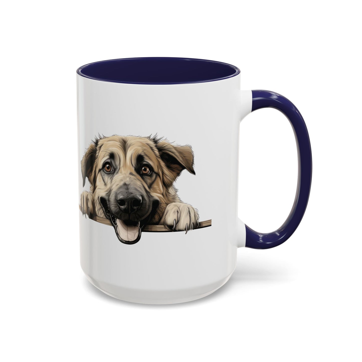 Anatolian Shepherd Dog Coffee Mug — Cute Pawing Puppy Accent Mug (11/15 oz)
