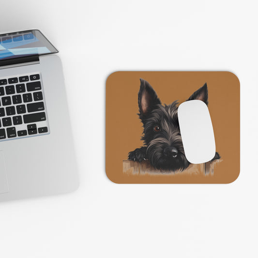Scottish Terrier Mouse Pad -Light Brown