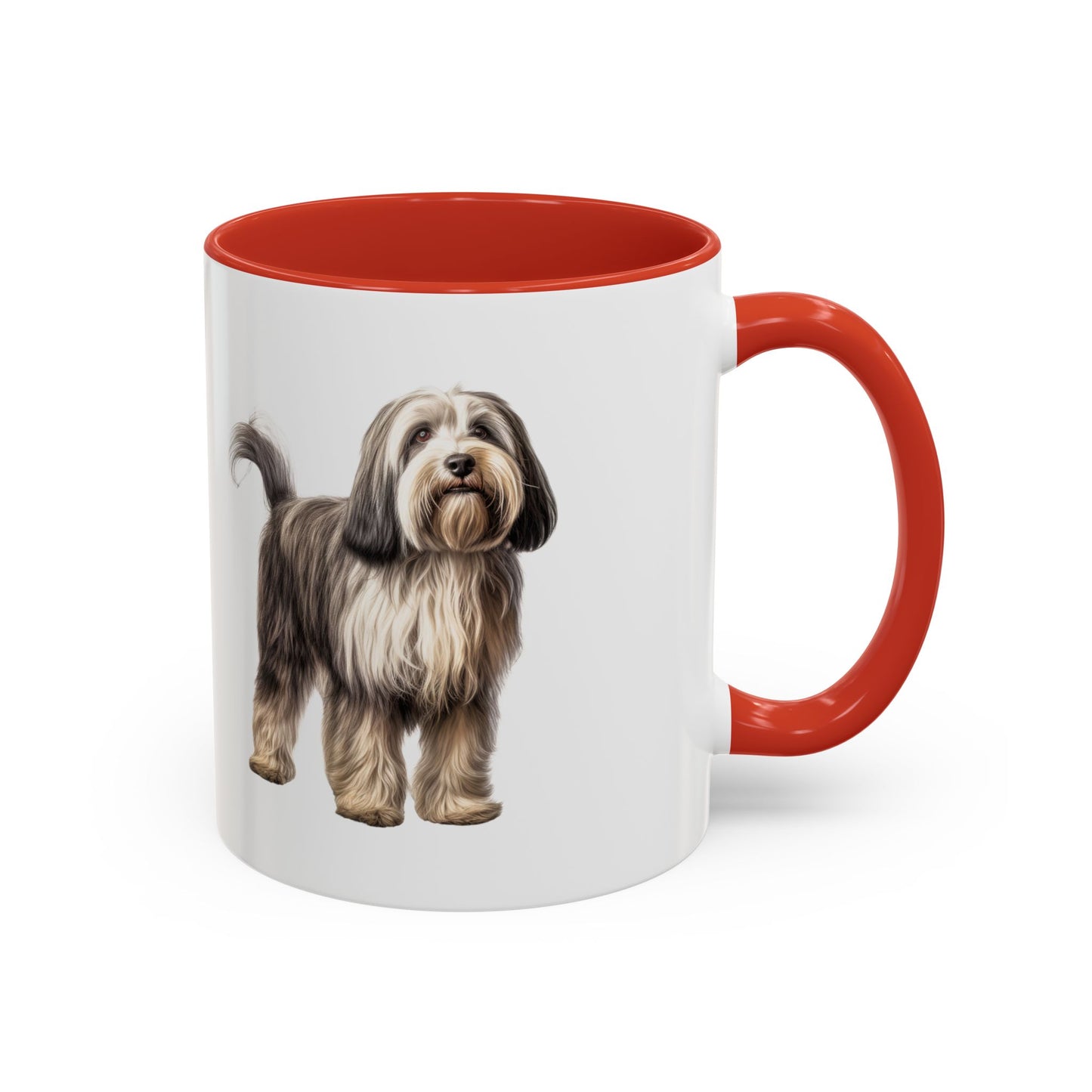 Tibetan Terrier Dog Accent Coffee Mug – Cute Small Dog Gift (11/15oz)