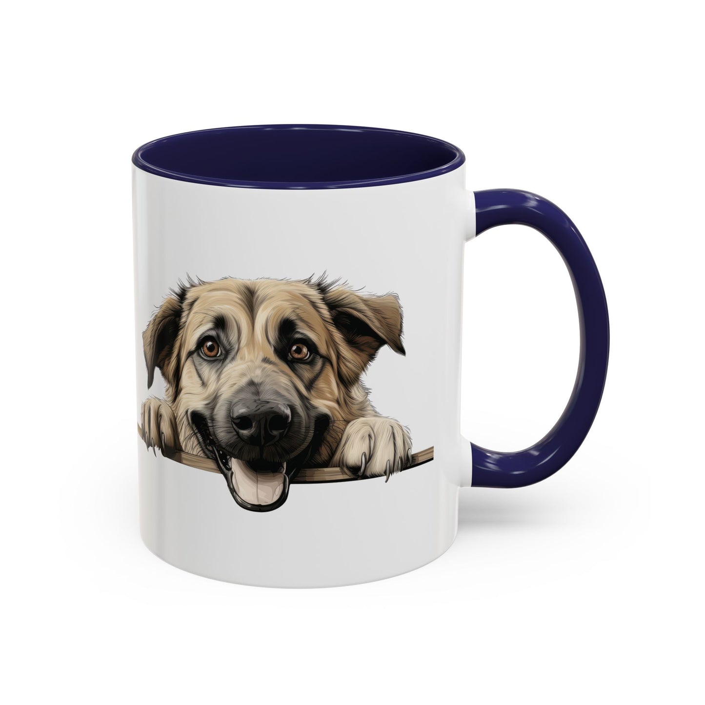 Anatolian Shepherd Dog Coffee Mug — Cute Pawing Puppy Accent Mug (11/15 oz)