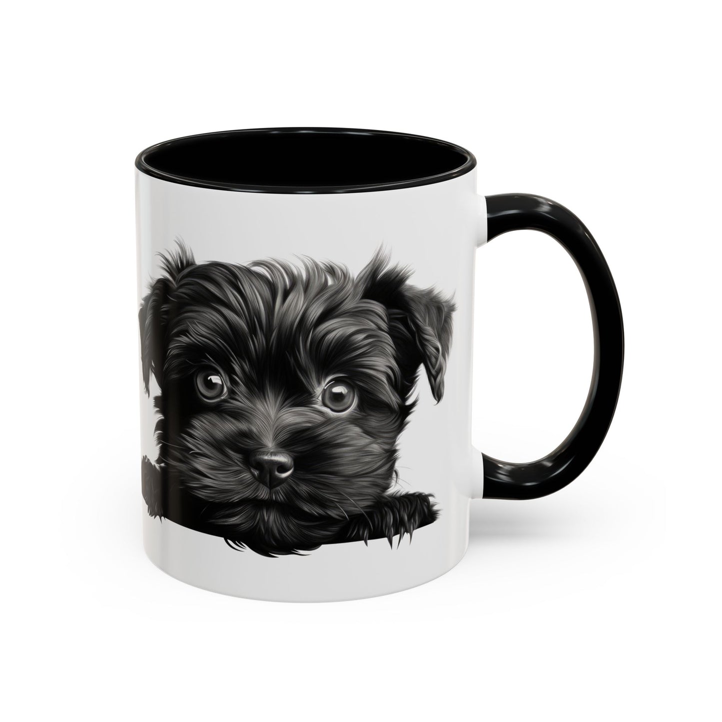 Affrenpinscher Accent Coffee Mug – Cute Dog Face 11/15oz