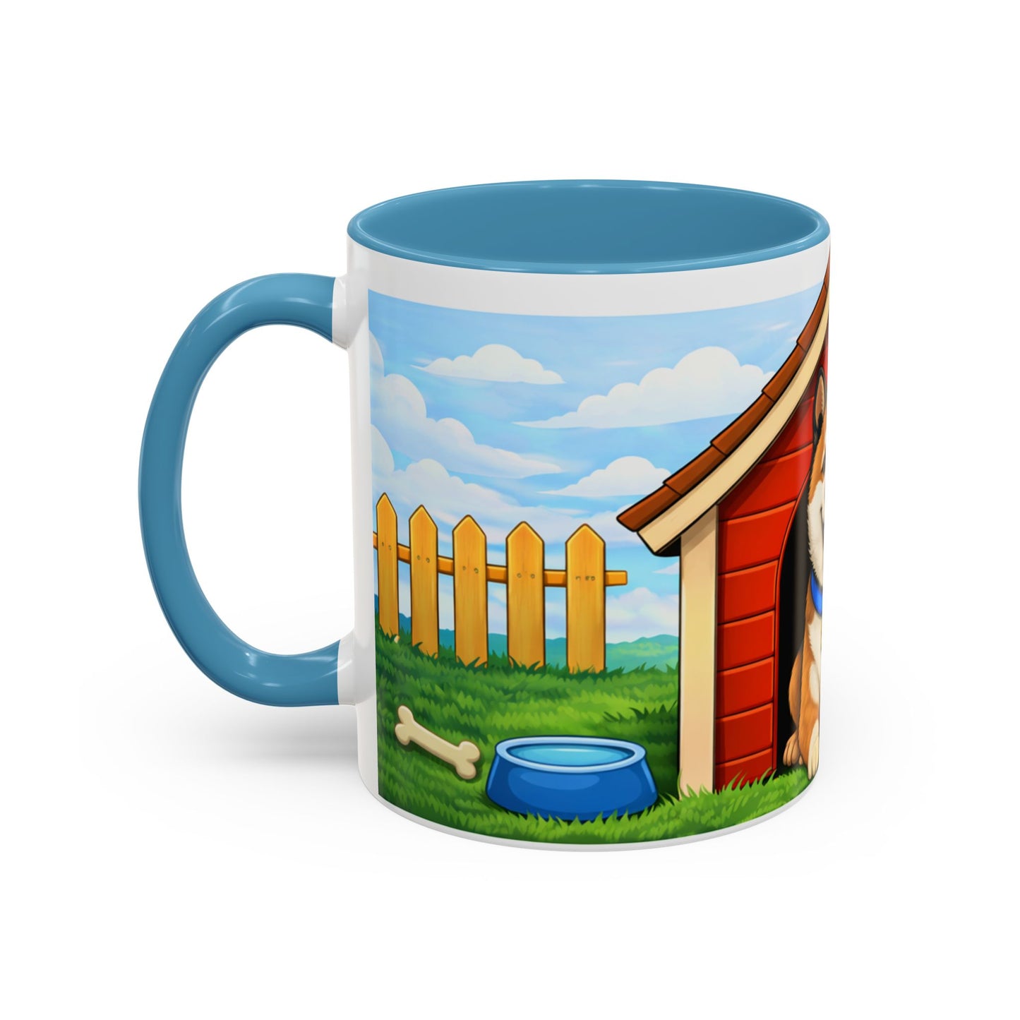 Akita  Red Dog House Accent Coffee Mug (11/15oz)