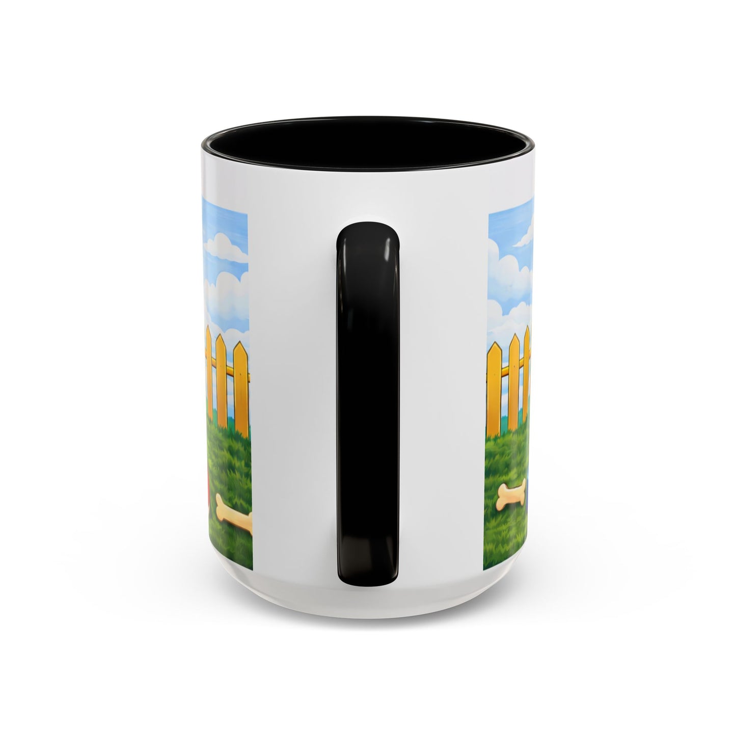 Borzoi – Red Doghouse Design Accent Mug (11/15oz)