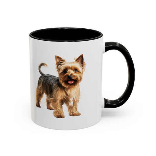 Silky Terrier Coffee Mug — Cute Yorkie Accent Ceramic Mug (11/15 oz)