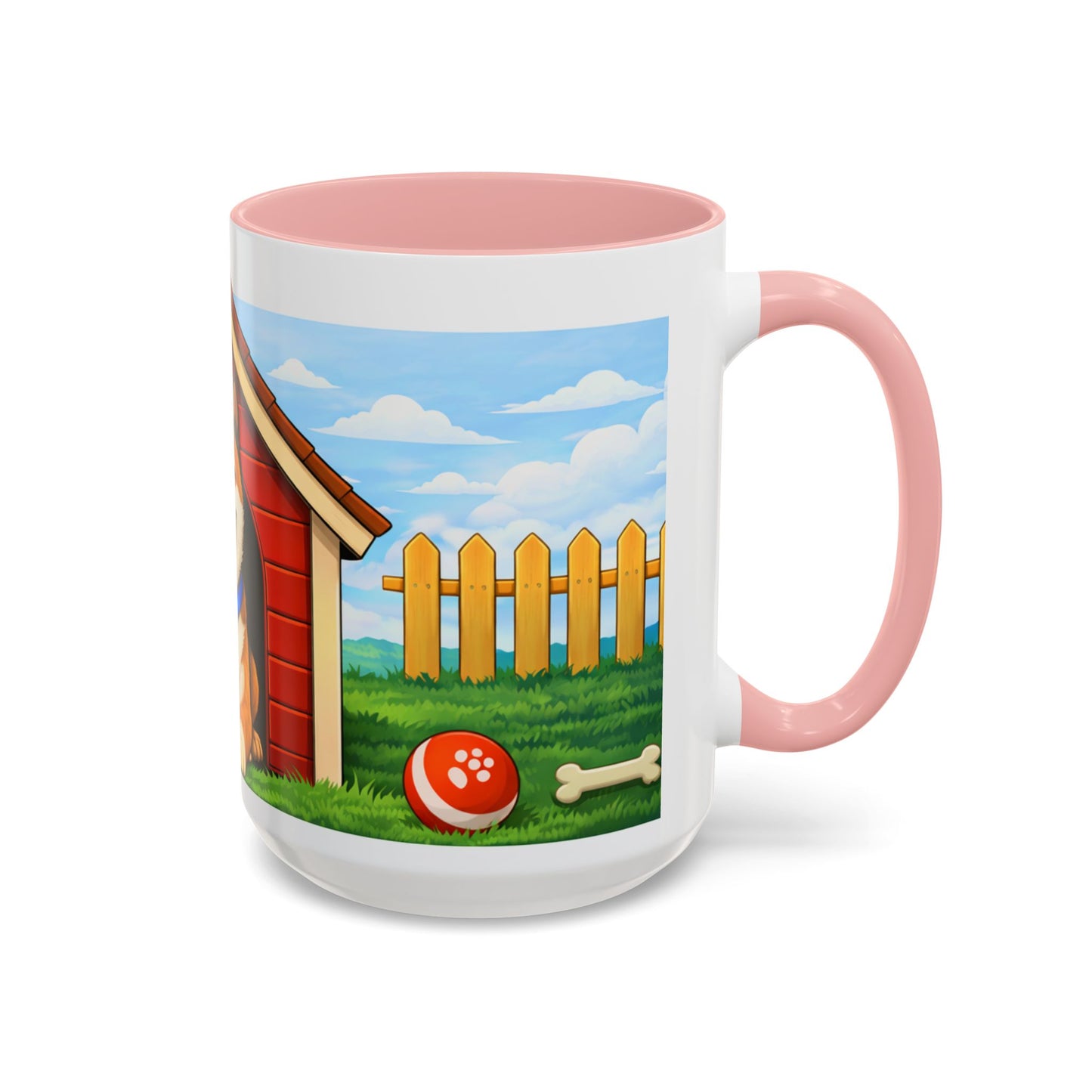 Akita  Red Dog House Accent Coffee Mug (11/15oz)