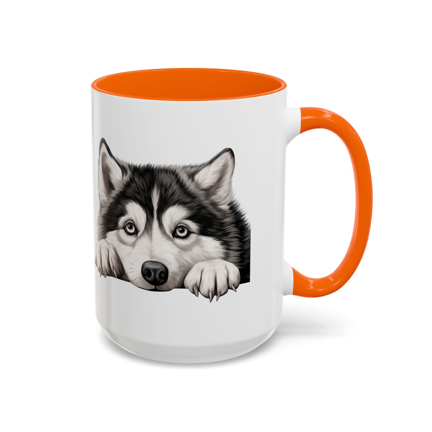 Alaskan Malamute Coffee Mug — Cute Siberian Husky Accent Mug (11/15 oz)