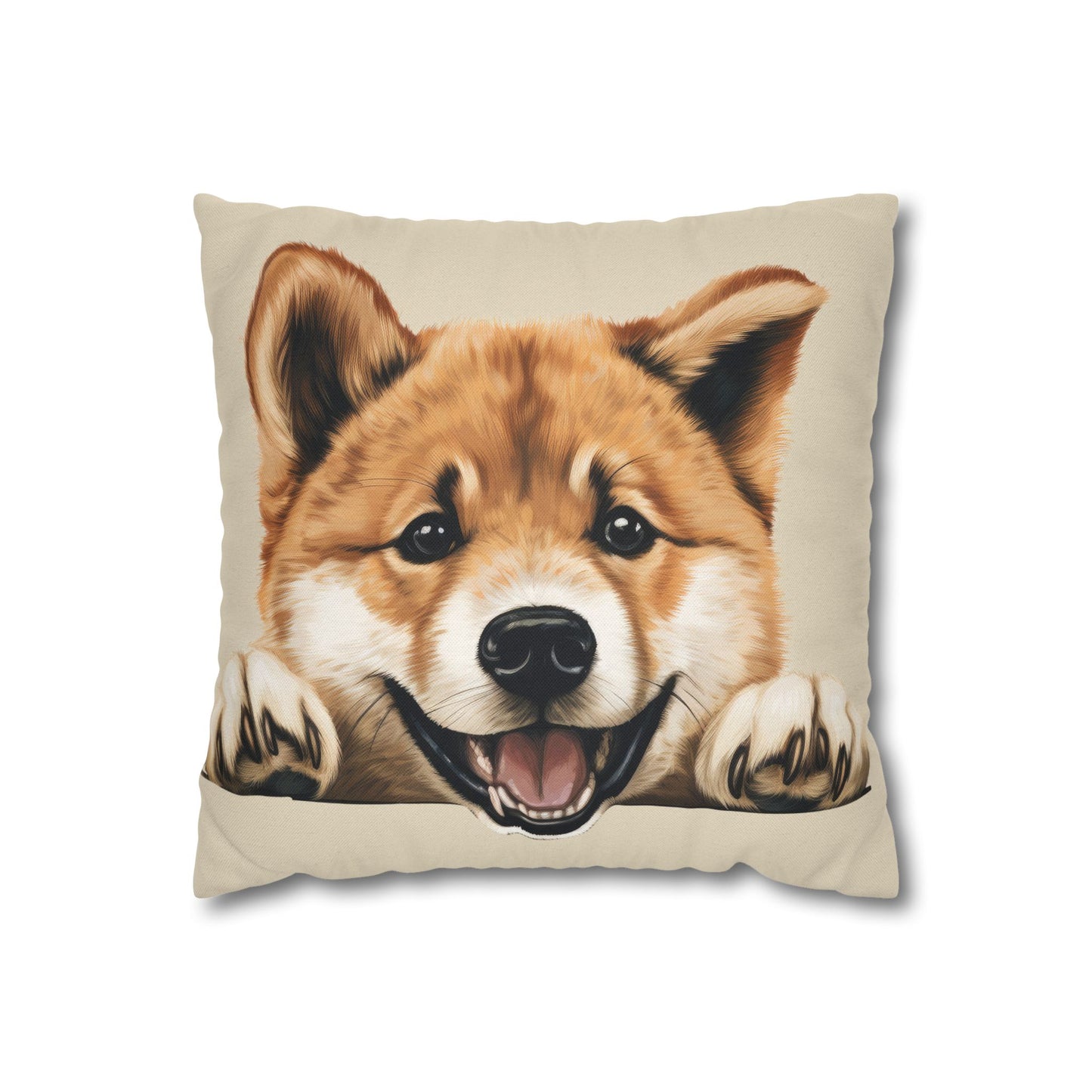 Akita Decorative Pillow Cover — Cute Dog Throw Pillowcase