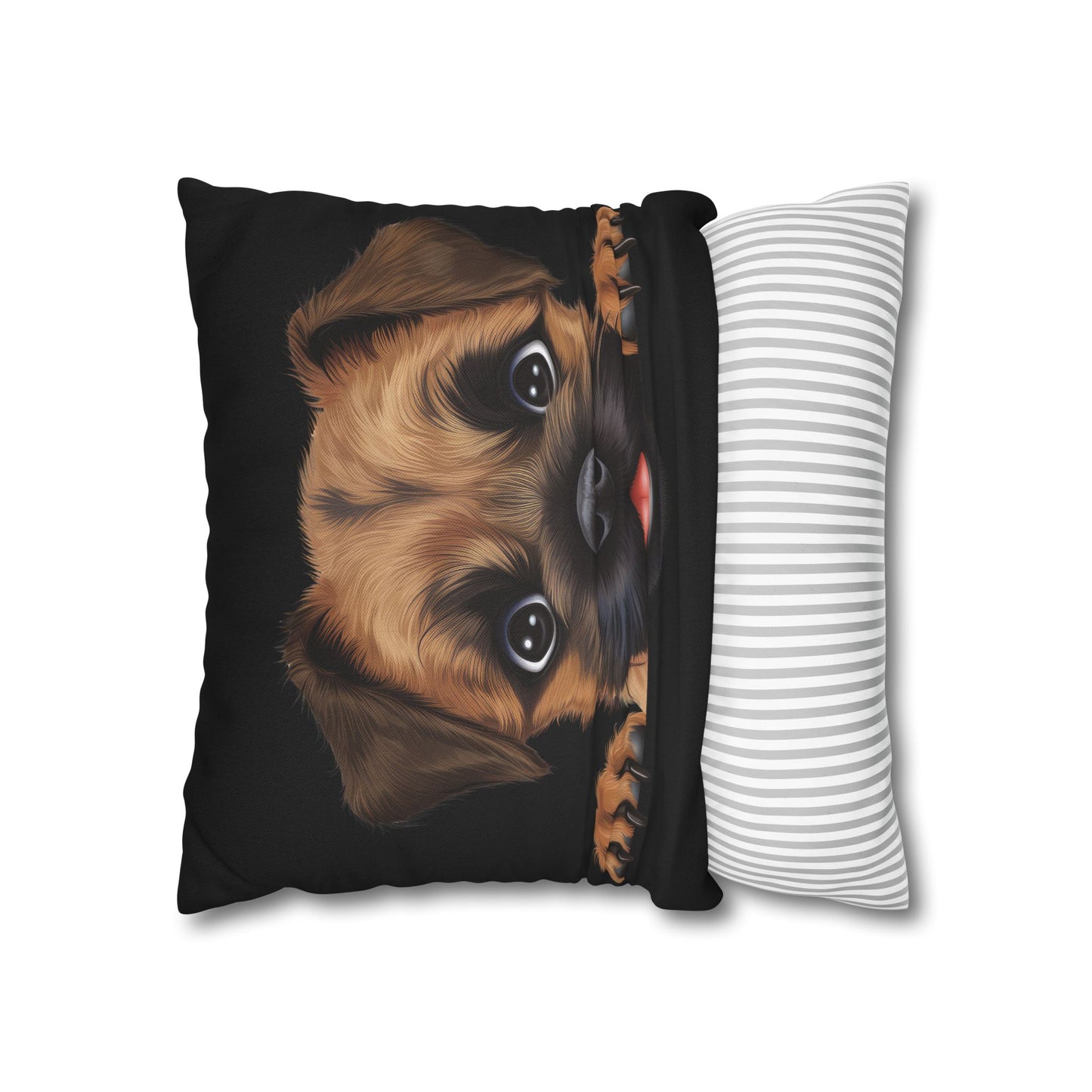 Border Terrier Throw Pillowcase — Adorable Puppy Decorative Pillow Cover