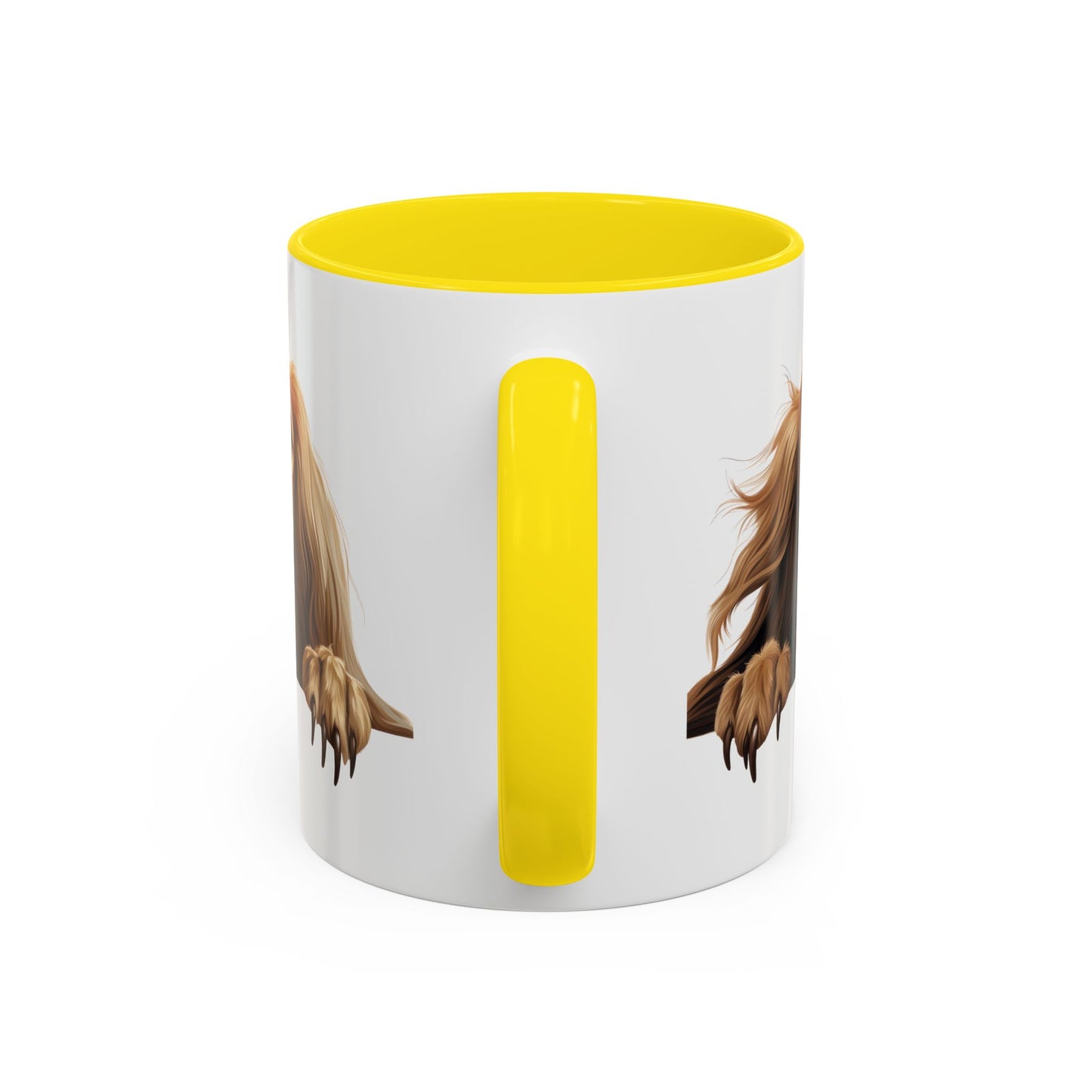 Afghan Hound Coffee Mug — Cute Dog Accent Mug (11/15oz)