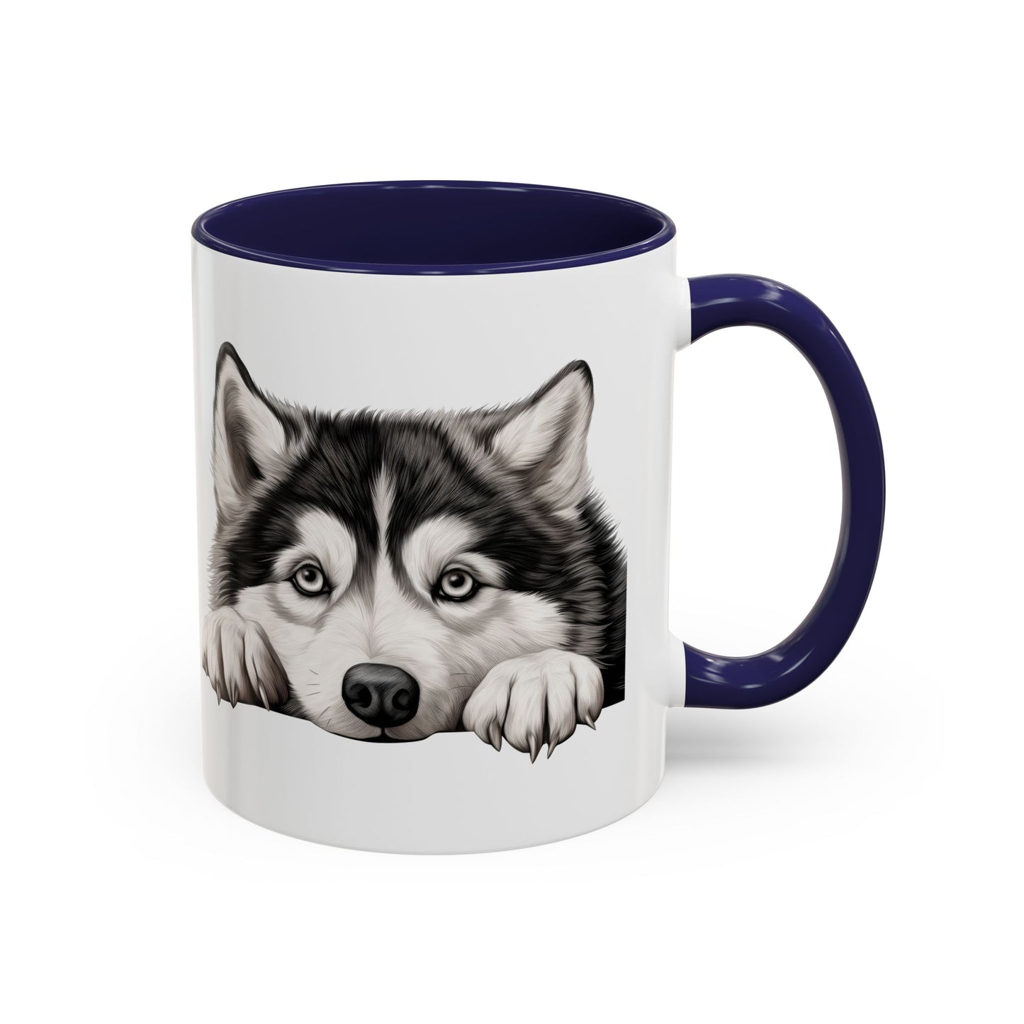 Alaskan Malamute Coffee Mug — Cute Siberian Husky Accent Mug (11/15 oz)