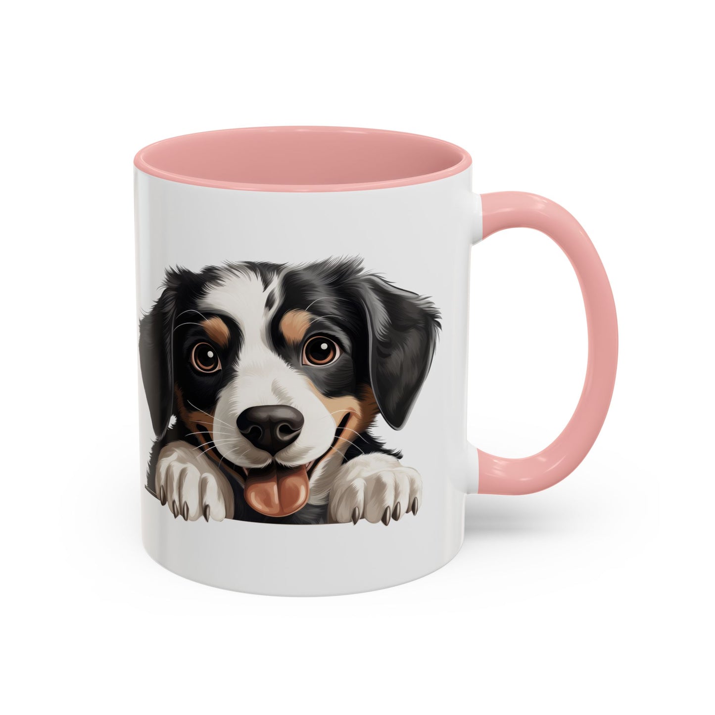 Appenzeller Sennenhund Dog Peek Coffee Mug — Cute Puppy Ceramic Accent Mug (11/15oz)