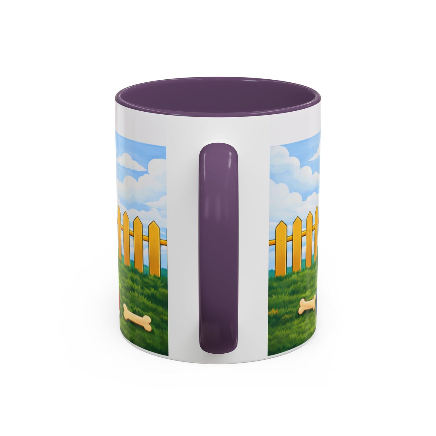 Border Terrier — Red Doghouse Accent Mug (11/15oz)