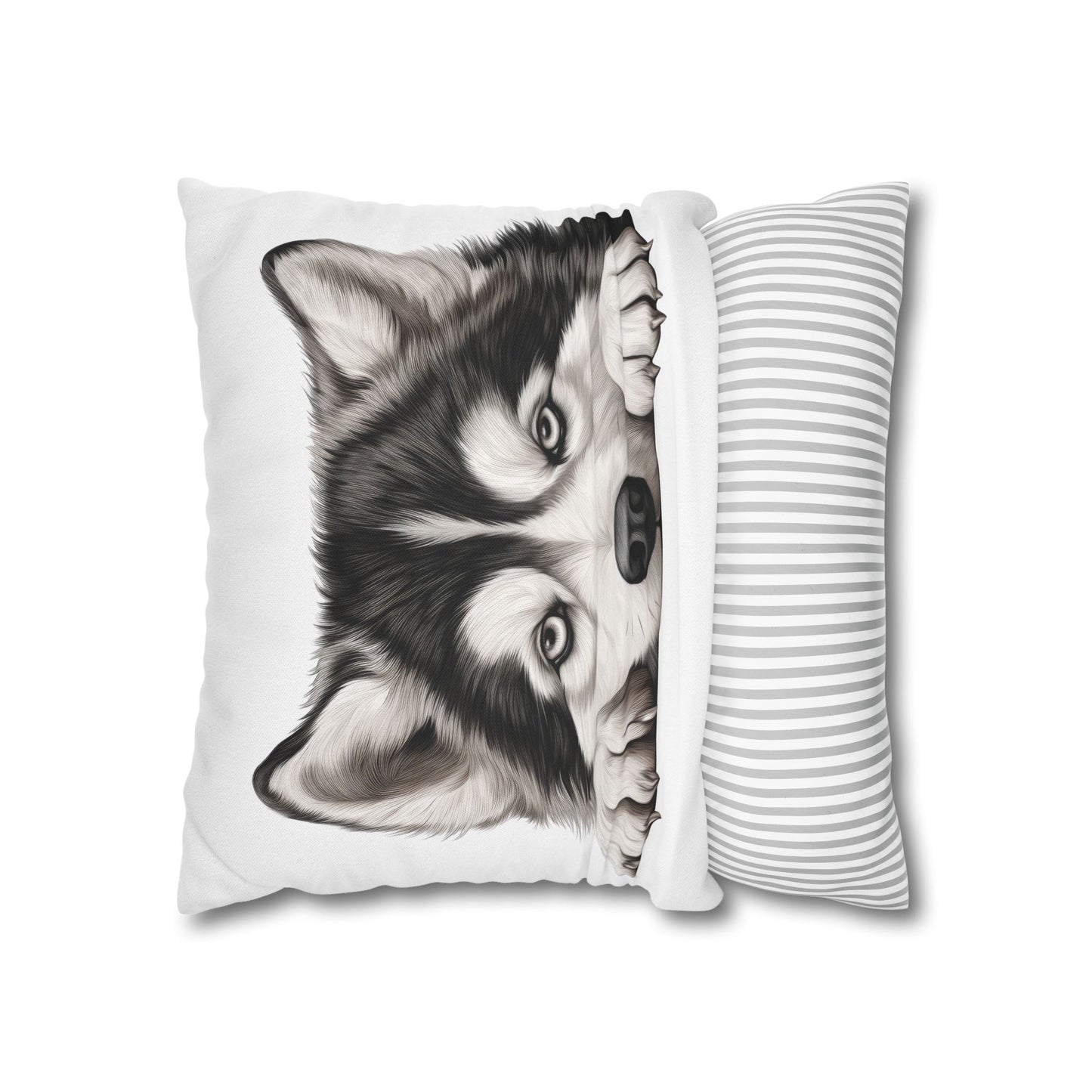 Alaskan Malamute Pillowcase —  Throw Pillow Cover