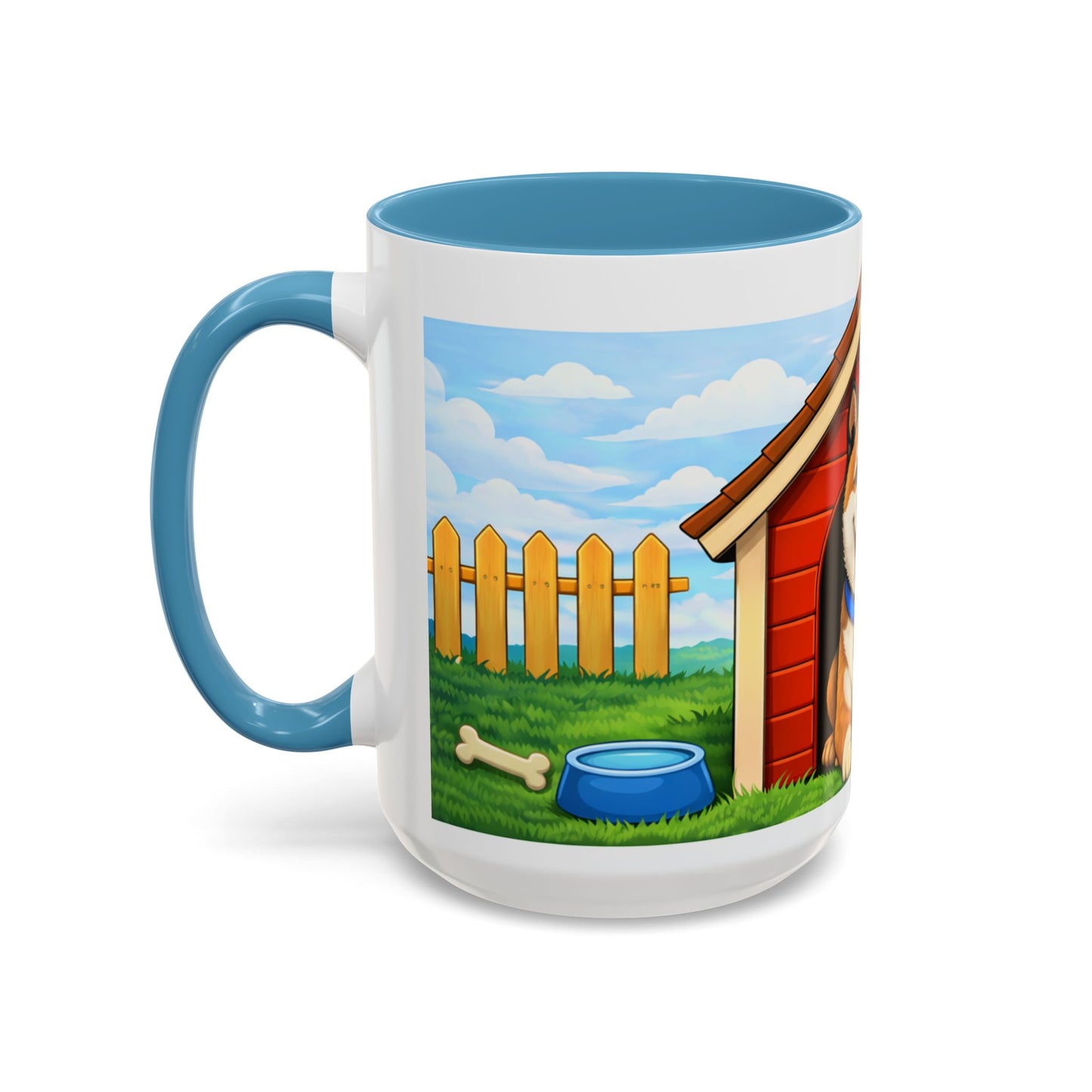 Akita  Red Dog House Accent Coffee Mug (11/15oz)
