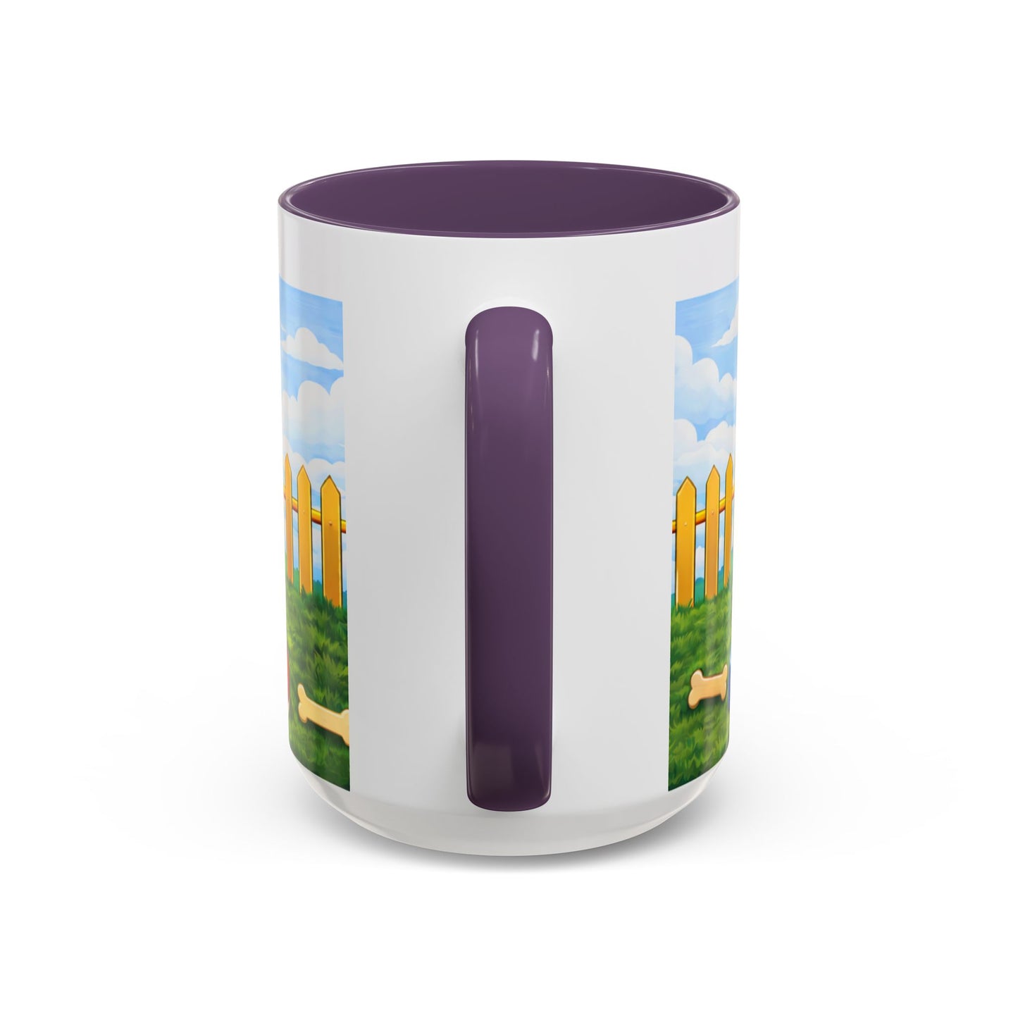 Bernese Mountain — Red Doghouse Accent Mug (11oz/15 oz)