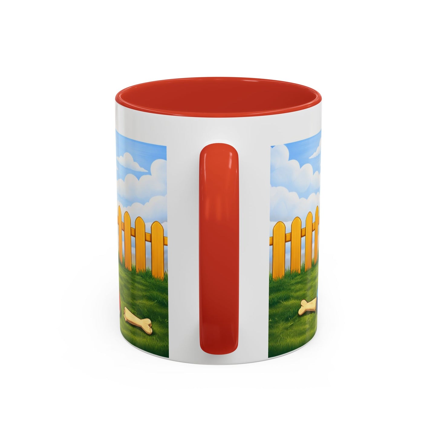 Biewer Terrier – Red Doghouse Design Accent Mug (11oz/15oz)