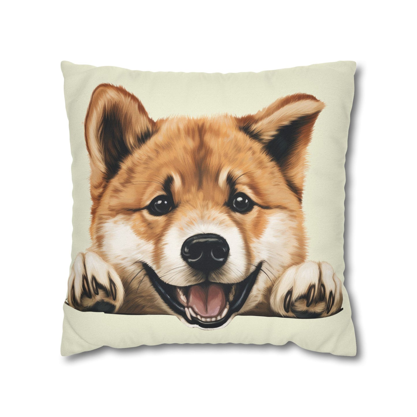 Akita Decorative Pillow Cover — Cute Dog Throw Pillowcase