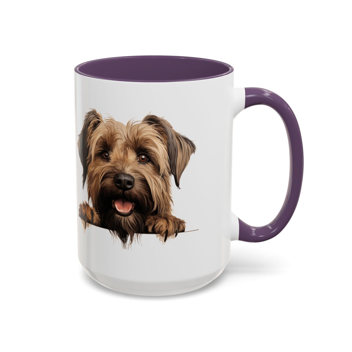 Briard Accent Coffee Mug — Cute Dog Lover Gift (11/15oz)