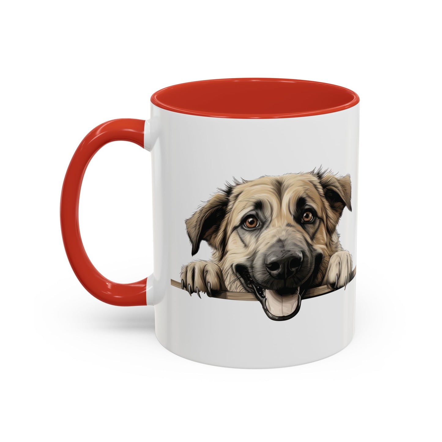 Anatolian Shepherd Dog Coffee Mug — Cute Pawing Puppy Accent Mug (11/15 oz)
