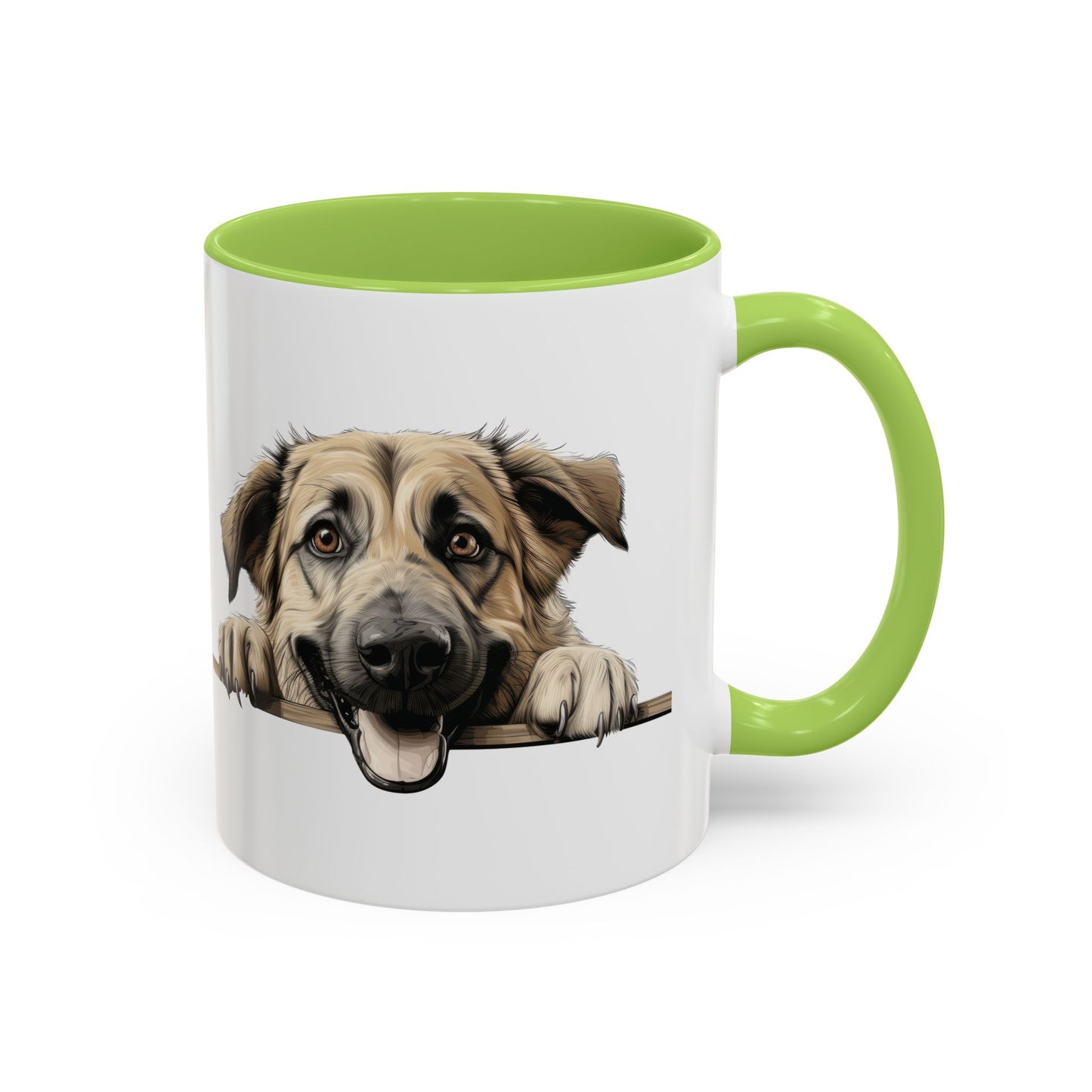 Anatolian Shepherd Dog Coffee Mug — Cute Pawing Puppy Accent Mug (11/15 oz)